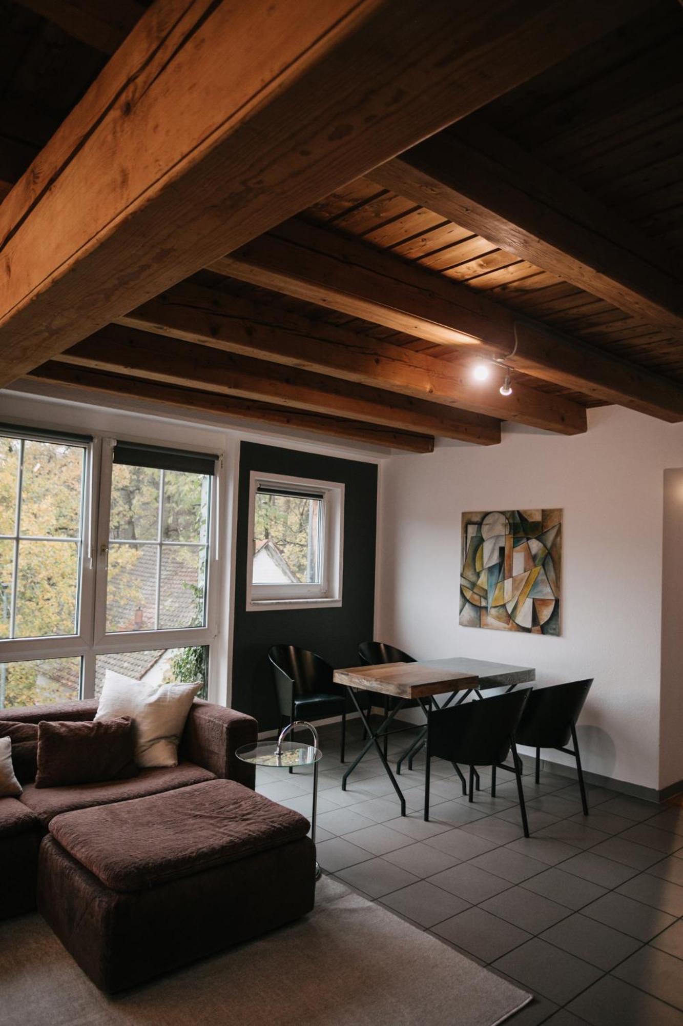 Eigenes Maisonettehaus In Idyllischer Lage Mit Balkon, Nahe Messe, 24H Self-Check In, Gratis Parken Швабах Екстериор снимка